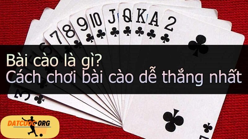 Hướng dẫn chơi bài cào